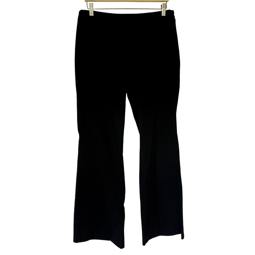 Cache black bootcut business casual pants size zip women's size 10 lightweight